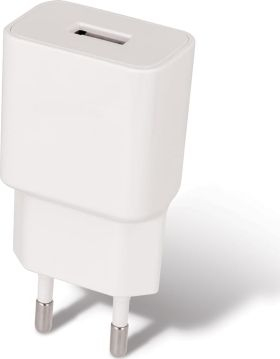 Karikues rrjeti Maxlife MXTC-01, 1x USB 1A, me kabllo Micro USB, i bardhë