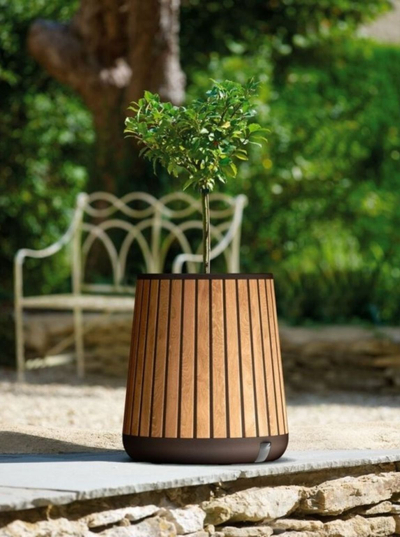 Саксија за цвеќе Keter Garden Planter 261030, 51cm, технополимер, кафеава боја
