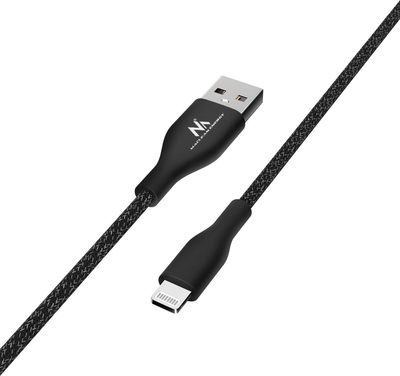 Kabllo USB Maclean MCE845B, USB A në Lightning, 1 m, e zezë - 3