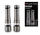 Set mulli elektrik për kripë dhe piper Russell Hobbs 23460-56, me bateri, çelik inox, argjendtë