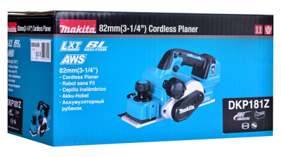 Rende me bateri Makita DKP181 18V LXT, brushless, 82mm, pa bateri, pa karikues
