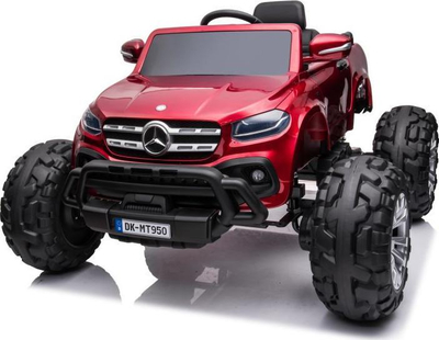 Makina elektrike për kalamaj Mercedes DK-MT950 4x4, me bateri, e kuqe me shkëlqim