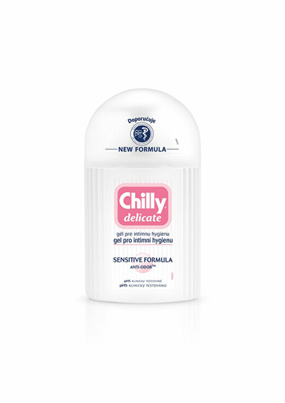 Xhel intim Chilly Delicate, për lëkurë të ndjeshme, 200ml