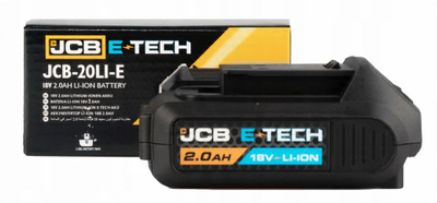 Bateri litium jon JCB 18V, 2.0Ah, e zezë