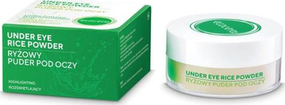 Puder nën sy Ecocera Rice Under Eye, 4g, me acid hialuronik, natyrale