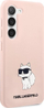Mbulesë telefoni Karl Lagerfeld KLHCS23MSNCHBCP, për Samsung Galaxy S23 Plus, silikon, rozë