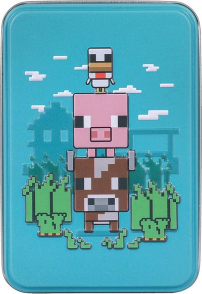 Letra loje Paladone Minecraft Animal, set standard, kuti metal, shumëngjyrëshe