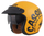 Helmetë moto CASSIDA Oxygen 2.0 Gear, diellore, ECE 22.06, S, verdhë e zezë