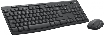 Kombinim tastiere dhe miu Logitech MK370 for Business, wireless, me marrës USB, i zi