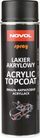 Sprej bojë akrilike Novol Topcoat, 0.5L, mat, e zezë