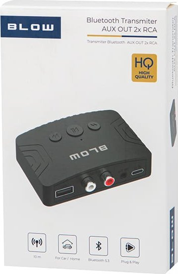 Transmetues Bluetooth Blow BT 5.3, AUX 3.5mm, 2xRCA USB, i zi