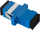 Adapter fibër optike Qoltec SC UPC, Simplex, Singlemode, blu