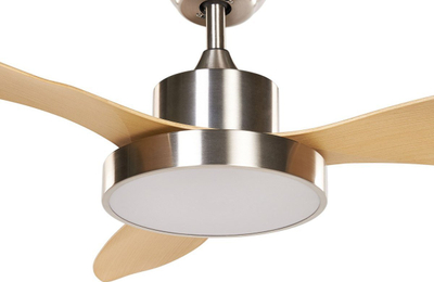 Ventilator tavani BANDERAS, me dritë, me telekomandë, ngjyrë argjendi