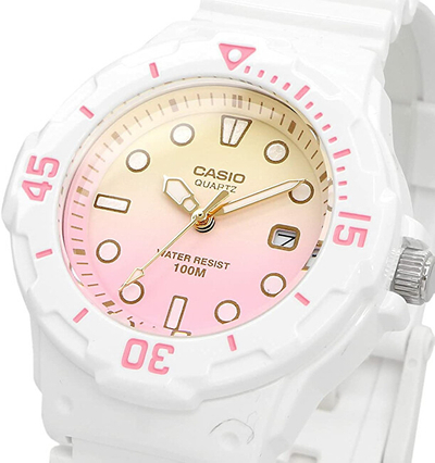 Orë për femra Casio, e bardhë