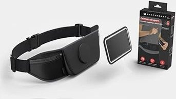 Brez vrapimi Shapeheart Belt AMZ, XL, me kasë magnetike për telefon deri 16.5 cm, ngjyrë e zezë