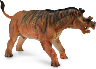 Фигура играчка Collecta Dinosaur Uintatherium Deluxe, за деца, шарена