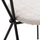 Karrige ngrënieje Dory 48,5×61×76 Hcm (HM9855.03), zezë/ gri