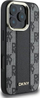 Kapak telefoni DKNY PU Leather MagSafe për iPhone 16 Pro Max, me katrorë, i zi