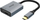 Lexues kartash Akasa AK-CR-10BK, USB-C, SD edhe MicroSD, gri
