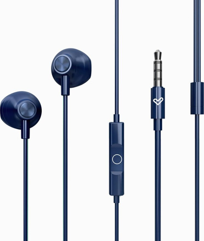 Kufje in-ear Energy Sistem me mikrofon, kabllo 120 cm, blu