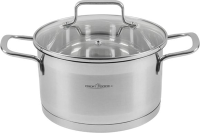 Сет тенџериња ProfiCook PC-KTS 1224, 7 парчиња, нерѓосувачки челик, за индукција