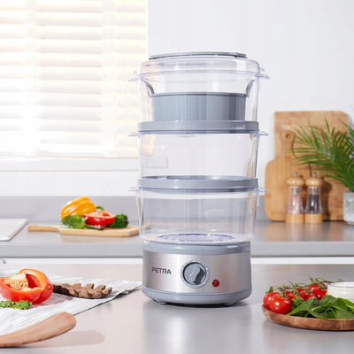 Avullore kuzhine Petra PT2726ZV2HEVDE, 7.5L, 500W, e bardhë