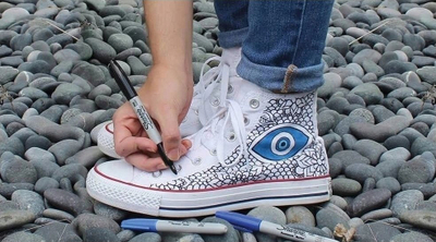 Set markera Sharpie Permanent, 18 copë, majë e hollë, shumëngjyrësh