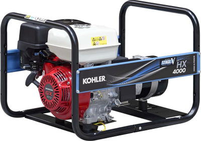 Gjenerator benzine Kohler HX 4000, 3.7kW, 1 fazë, i zi