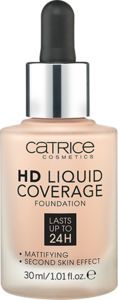 Fondatinë Catrice HD Liquid Coverage 010, mbulim i fortë, 30ml, nuancë e çelët