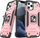 Futrollë mbrojtëse Wozinsky Ring Armor për iPhone 14 Pro, me unazë, e artë