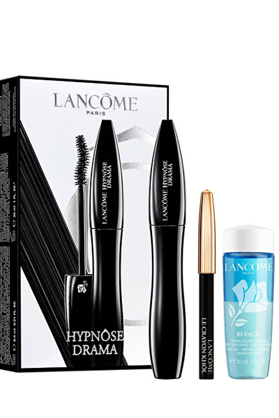 Set Lancome Coffret Hypnose Drama, Maskarë 6.5 g + laps për sy 0.7 g + solucion pastrimi të grimit 30 ml