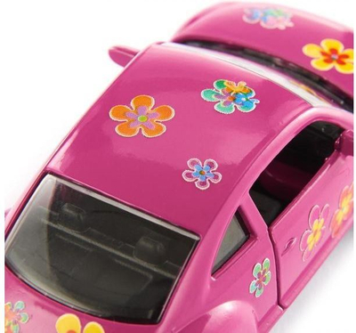 Lodër makinë Siku VW Beetle, rozë