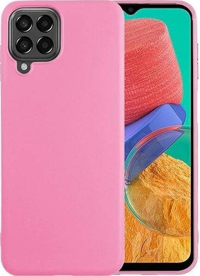 Kapak telefoni Beline Case Candy për Samsung Galaxy M33 5G, prej silikoni TPU, rozë e çelët