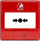 Buton zjarri adresues Satel ROP-400/PL, manual, me LED, i kuq