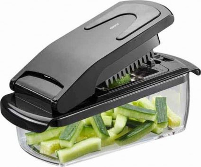 Prerëse perimesh dhe pemësh Gefu TREPPO, kapacitet 1000 ml, çelik inox, gri