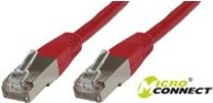 Kabllo rrjeti Microconnect CAT6, 1m, STP F/UTP, e kuqe