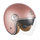 Helmetë moto Nox Premium Heritage, jet, retro, e zezë