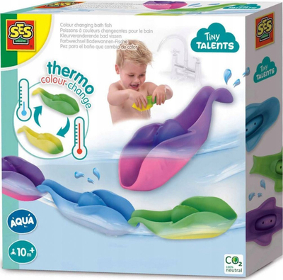 Lodra banjo SES Creative Colour Changing Bath Fish, set 3 copë, shumëngjyrëshe
