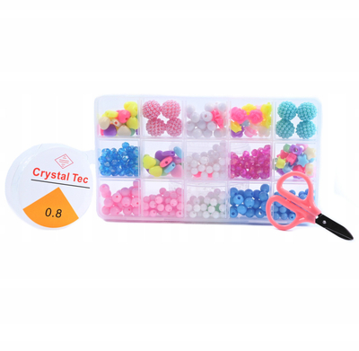 Set rruazash Midex Bead Set D42709 46801, kuti organizuese, shumëngjyrëshe