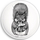 Magnet dekorativ Worth Keeping, Squirrel Magnet With Chips, 56mm, i bardhë