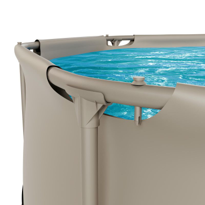 Pishinë kopshti VirtuFit Round Pool, Ø305 cm, 76 cm, bezhë