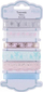 Set shirita dekorativë Craft Frosty Pastels, 6x2m, sateni dhe grosgrain, shumëngjyrësh pastel