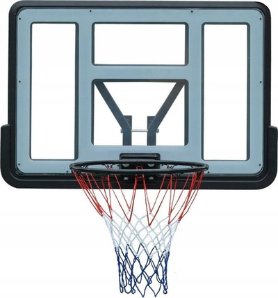 Panel basketbolli Master Acryl 110 x 75 cm për mur, i bardhë