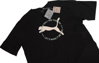 Bluzë sportive Puma Better Sportswear Tee M 676062 01, pambuk, me logo, e zezë