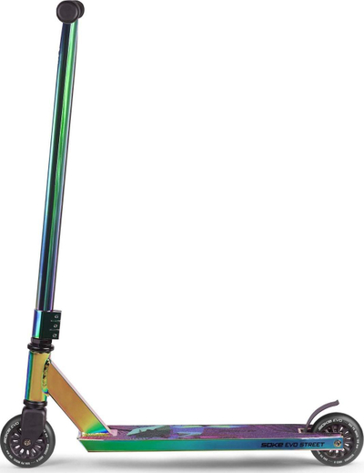 Trotinet stunt Soke EVO Street Light Rainbow 1646, deri 100kg, rrota PU, shumëngjyrësh