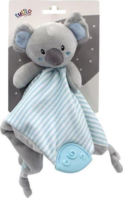 Плишана играчка Тулило 9114 Коала, 25 cm, со играчка за грицкање, ментол сиво