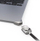 Adapter sigurie Compulocks T-slot Ledge Lock për MacBook Air 2022 M2, metalik, argjendtë