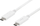 Kabllo USB Deltaco USB-C në USB-C USBC-1502M, 1m, USB 3.2 Gen 1, e bardhë