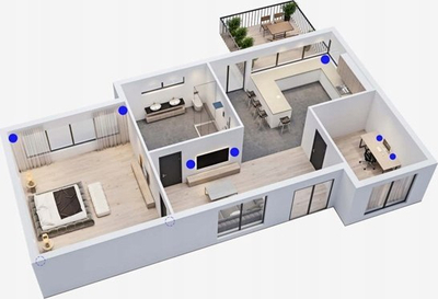 Altaparlant i zgjuar Defunc True Home Grande, WiFi, multiroom, i bardhë