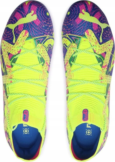 Këpucë futbolli Puma Future Ultimate.1 FG, për të rritur, për fushë të thatë, shumëngjyrëshe blu